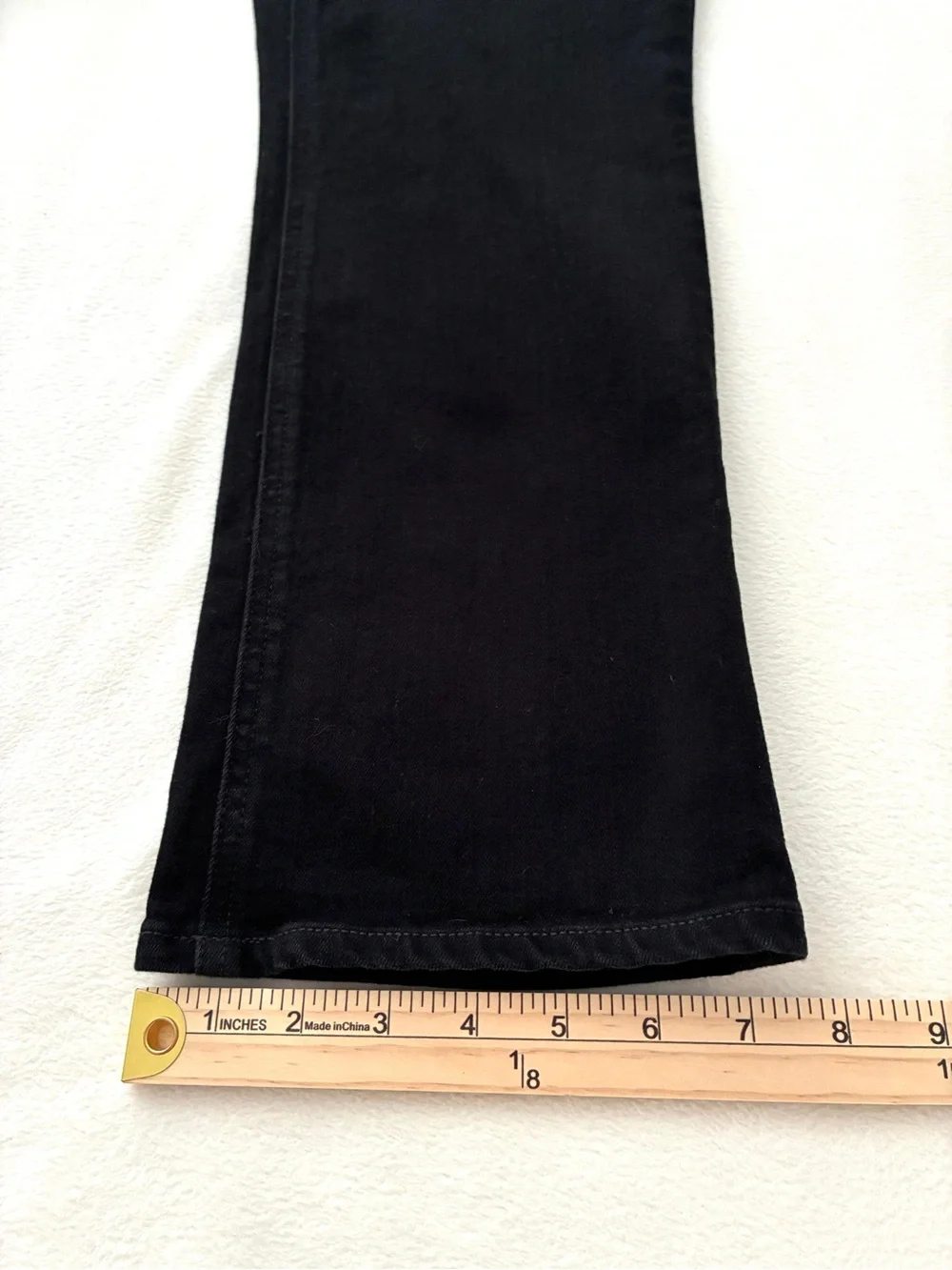 J.Crew Mid-Rise Flare Crop Jeans Womens 28 Black Stretch Denim Cropped Preppy